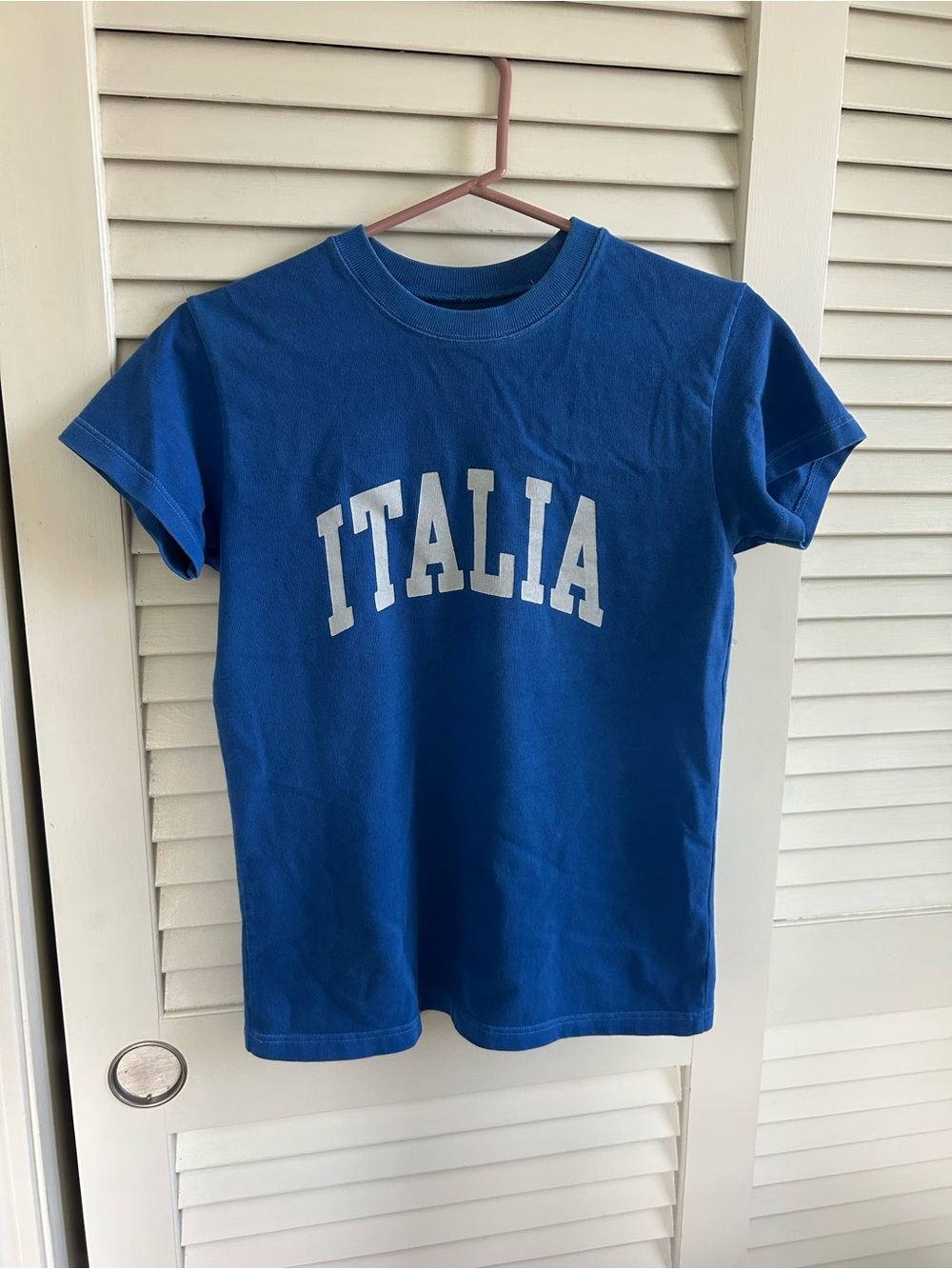 bright blue italia tee